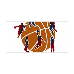 Basketball Never Stops Yoga Headband by Valentinaart