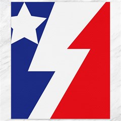 Three Colors Blue White Line Star Canvas 20  X 24   by Mariart
