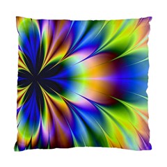 Bright Flower Fractal Star Floral Rainbow Standard Cushion Case (two Sides) by Mariart