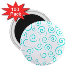 Pattern 2 25  Magnets (100 Pack)  by ValentinaDesign