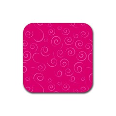 Pattern Rubber Coaster (square)  by ValentinaDesign