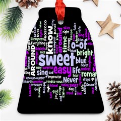 Writing Color Rainbow Sweer Love Ornament (bell) by Mariart