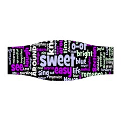 Writing Color Rainbow Sweer Love Stretchable Headband by Mariart