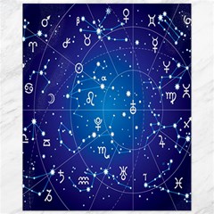Astrology Illness Prediction Zodiac Star Canvas 11  X 14   by Mariart