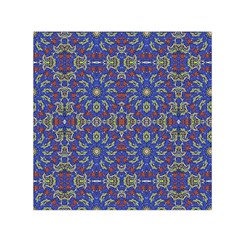 Colorful Ethnic Design Small Satin Scarf (square) by dflcprintsclothing