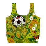 Ball On Forest Floor Full Print Recycle Bags (L)  Front