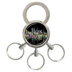 City Panorama 3-ring Key Chains by Valentinaart
