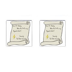 Dear J K  Rowling    Cufflinks (square) by badwolf1988store