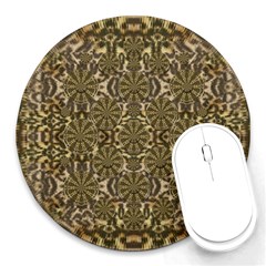 A Big Kitten I Am And Soft Round Mousepads by pepitasart