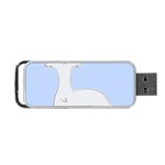 Grumpy Persian Cat Llama Portable USB Flash (One Side) Front