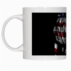 Usa Bowling  White Mugs by Valentinaart