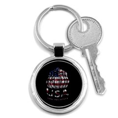 Usa Bowling  Key Chains (round)  by Valentinaart