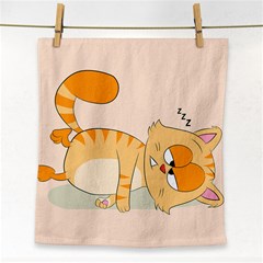 Even Cat Hates Monday Face Towel by Catifornia