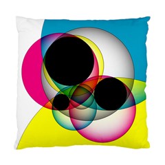 Apollonius Color Multi Circle Polkadot Standard Cushion Case (two Sides) by Mariart