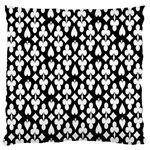 Dark Horse Playing Card Black White Large Flano Cushion Case (Two Sides) Front