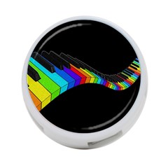 Rainbow Piano  4-port Usb Hub (one Side) by Valentinaart