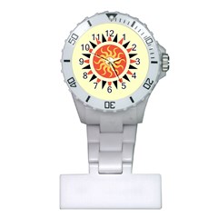 Yin Yang Sunshine Plastic Nurses Watch by linceazul