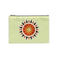 Yin Yang Sunshine Cosmetic Bag (medium)  by linceazul