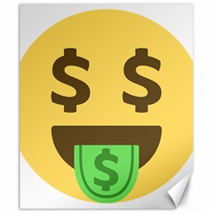 Money Face Emoji Canvas 20  X 24   by BestEmojis