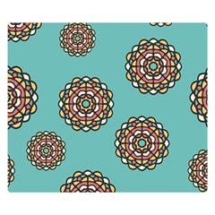 Circle Vector Background Abstract Double Sided Flano Blanket (small)  by Nexatart