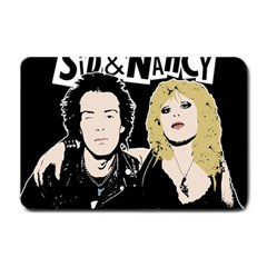 Sid And Nancy Small Doormat  by Valentinaart