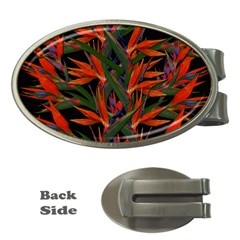 Bird Of Paradise Money Clips (oval)  by Valentinaart