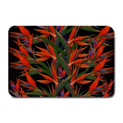 Bird Of Paradise Plate Mats by Valentinaart