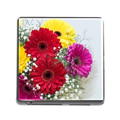 Flowers Gerbera Floral Spring Memory Card Reader (square) by Nexatart
