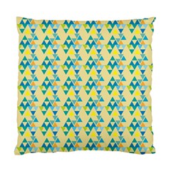 Colorful Triangle Pattern Standard Cushion Case (two Sides) by berwies