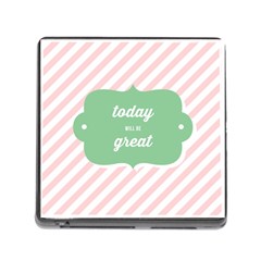 Today Will Be Great Memory Card Reader (square) by BangZart