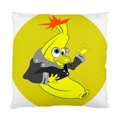 Funny Cartoon Punk Banana Illustration Standard Cushion Case (two Sides) by BangZart