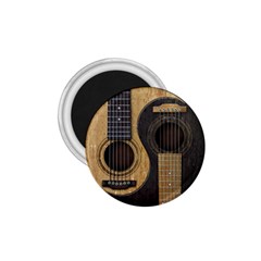 Old And Worn Acoustic Guitars Yin Yang 1 75  Magnets by JeffBartels