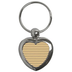 Colored Zig Zag Key Chains (heart)  by Colorfulart23