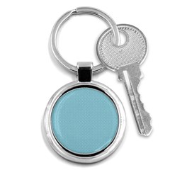 Blue Pattern Key Chains (round)  by paulaoliveiradesign