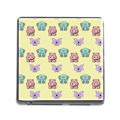 Animals Pastel Children Colorful Memory Card Reader (square) by BangZart