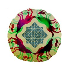 Several Wolves Album Standard 15  Premium Round Cushions by BangZart