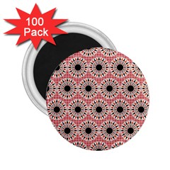 Black Stars Pattern 2 25  Magnets (100 Pack)  by linceazul
