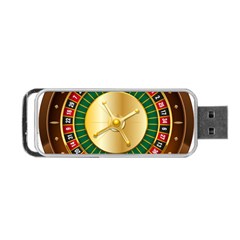 Casino Roulette Clipart Portable Usb Flash (one Side) by BangZart