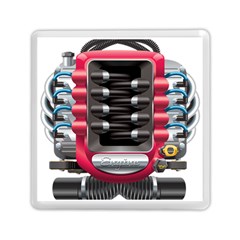 Car Engine Memory Card Reader (square)  by BangZart