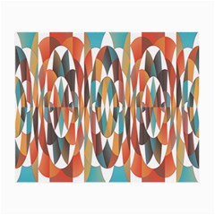 Colorful Geometric Abstract Small Glasses Cloth (2-side) by linceazul