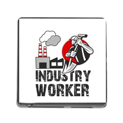 Industry Worker  Memory Card Reader (square) by Valentinaart