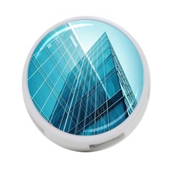 Glass Bulding 4-port Usb Hub (two Sides)  by BangZart