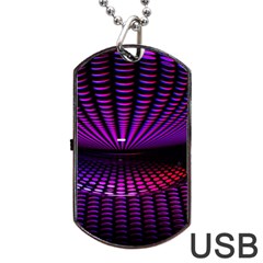 Glass Ball Texture Abstract Dog Tag Usb Flash (two Sides) by BangZart