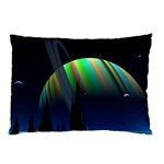 Planets In Space Stars Pillow Case (Two Sides) Back