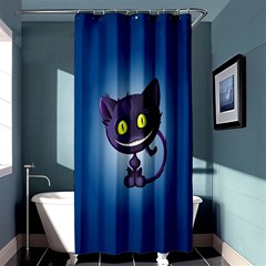 Funny Cute Cat Shower Curtain 36  X 72  (stall)  by BangZart