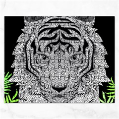 Tiger Head Rectangular Jigsaw Puzzl by BangZart