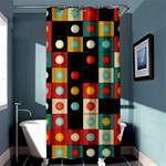 Colors On Black Shower Curtain 36  x 72  (Stall)  Curtain(36 X72 ) - 33.26 x66.24  Curtain(36 X72 )