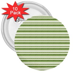 Spring Stripes 3  Buttons (10 Pack)  by designworld65