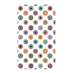 Flowers Pattern Recolor Artwork Sunflower Rainbow Beauty Memory Card Reader by Mariart
