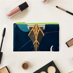 Planetary Resources Exploration Asteroid Mining Social Ship Cosmetic Bag (xs) by Mariart